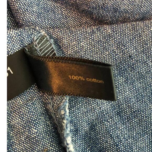 Outback Red Anchor Print 100% Cotton Button Down Shirt Size XS - Picture 10 of 11